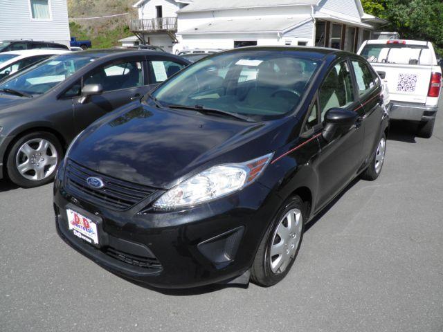 2013 BLACK Ford Fiesta S Sedan (3FADP4AJ2DM) with an 1.6L L4 DOHC 16V engine, 5SP transmission, located at 15520 McMullen Hwy SW, Belair, MD, 21502, (301) 729-3700, 39.581375, -78.846451 - Photo #0