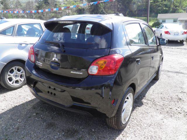 2014 BLACK Mitsubishi Mirage ES (ML32A3HJ2EH) with an 1.2l L4 engine, AT transmission, located at 15520 McMullen Hwy SW, Belair, MD, 21502, (301) 729-3700, 39.581375, -78.846451 - Photo #4