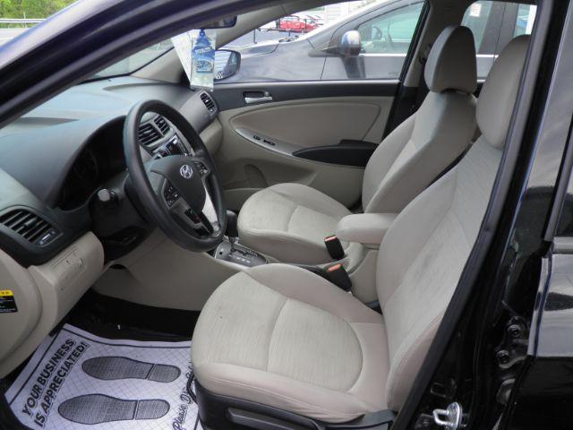 2015 Triathlon Gray Hyundai Accent GLS 4-Door 6A (KMHCT4AE3FU) with an 1.6L L4 DOHC 16V engine, 6-Speed Automatic transmission, located at 15520 McMullen Hwy SW, Belair, MD, 21502, (301) 729-3700, 39.581375, -78.846451 - Photo #1