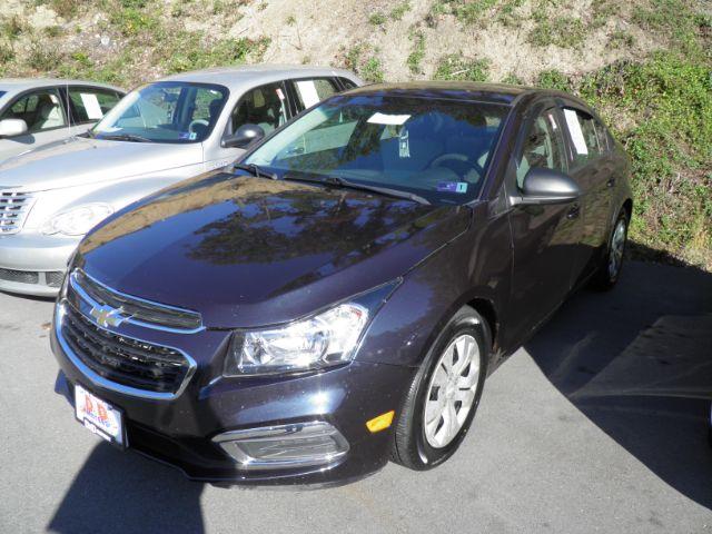 2015 BLUE CHEVROLET CRUZE LS Auto (1G1PA5SG6F7) with an 1.8L L4 DOHC 16V engine, AT transmission, located at 15520 McMullen Hwy SW, Belair, MD, 21502, (301) 729-3700, 39.581375, -78.846451 - Photo #0
