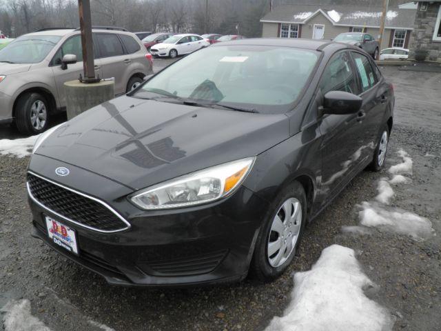 2015 BLACK Ford Focus S Sedan (1FADP3E26FL) with an 2.0L L4 DOHC 16V engine, AT transmission, located at 19521 New George's Creek Rd SW, Barton, MD, 21521, (301) 463-2404, 39.524323, -79.017906 - Photo #0