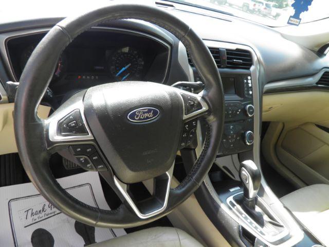 2014 White Ford Fusion SE (3FA6P0HD7ER) with an 1.5L I4 engine, AT transmission, located at 19521 New George's Creek Rd SW, Barton, MD, 21521, (301) 463-2404, 39.524323, -79.017906 - Photo#2
