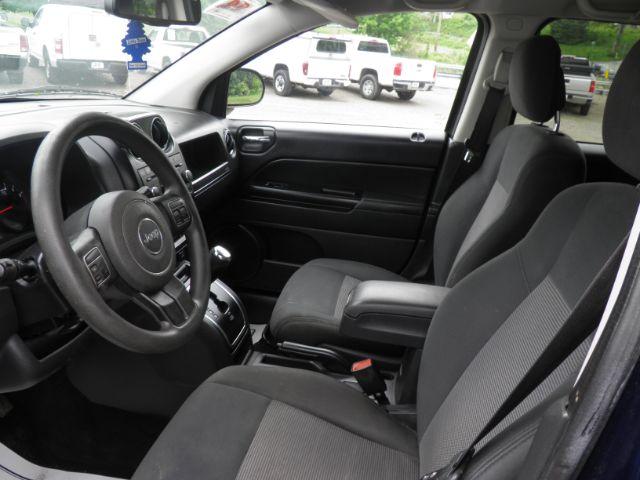 2012 BLUE Jeep Compass Sport 4WD (1C4NJDBB2CD) with an 2.4 L4 engine, CVT transmission, located at 19521 New George's Creek Rd SW, Barton, MD, 21521, (301) 463-2404, 39.524323, -79.017906 - Photo#1