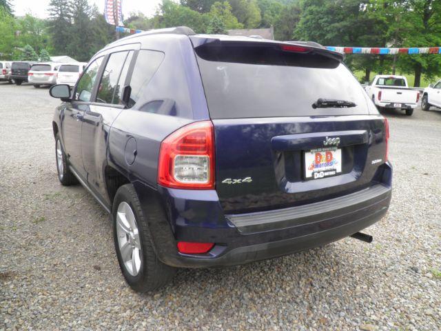 2012 BLUE Jeep Compass Sport 4WD (1C4NJDBB2CD) with an 2.4 L4 engine, CVT transmission, located at 19521 New George's Creek Rd SW, Barton, MD, 21521, (301) 463-2404, 39.524323, -79.017906 - Photo#5