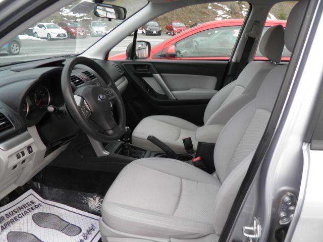 2014 SILVER Subaru Forester 2.5i (JF2SJAAC4EG) with an 2.5l L4 engine, 6SP transmission, located at 15520 McMullen Hwy SW, Belair, MD, 21502, (301) 729-3700, 39.581375, -78.846451 - Photo#1