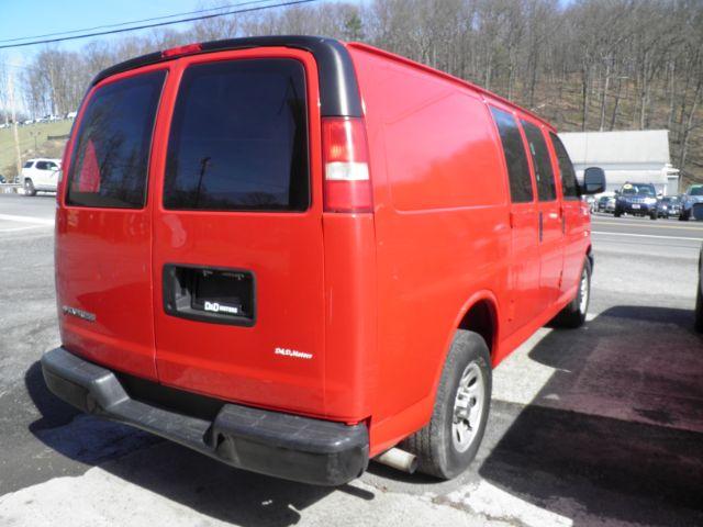 2012 RED Chevrolet Express 1500 Cargo (1GCSGAFX1C1) with an 4.3L V6 engine, AT transmission, located at 15520 McMullen Hwy SW, Belair, MD, 21502, (301) 729-3700, 39.581375, -78.846451 - Photo #4