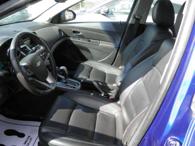 2012 BLUE Chevrolet Cruze LTZ (1G1PH5SC8C7) with an 1.4L L4 DOHC 16V TURBO engine, 6SP AT transmission, located at 15520 McMullen Hwy SW, Belair, MD, 21502, (301) 729-3700, 39.581375, -78.846451 - Photo#1