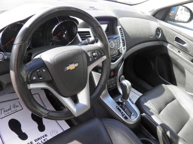 2012 BLUE Chevrolet Cruze LTZ (1G1PH5SC8C7) with an 1.4L L4 DOHC 16V TURBO engine, 6SP AT transmission, located at 15520 McMullen Hwy SW, Belair, MD, 21502, (301) 729-3700, 39.581375, -78.846451 - Photo#2