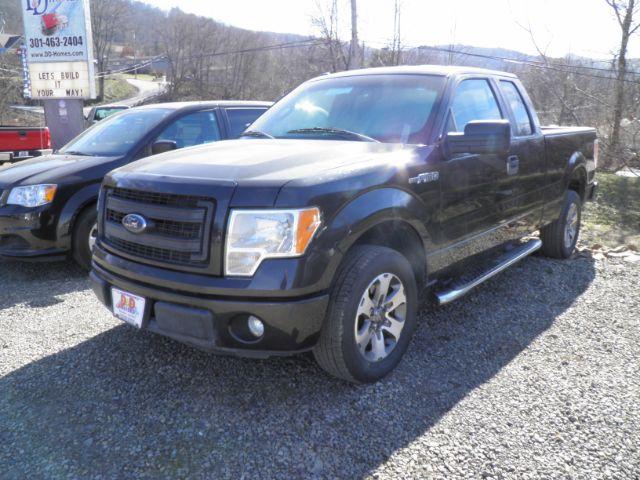 2014 BLACK Ford F-150 STX SuperCab 6.5-ft. Bed 2WD (1FTEX1CM2EK) with an 3.7L V6 engine, AT transmission, located at 19521 New George's Creek Rd SW, Barton, MD, 21521, (301) 463-2404, 39.524323, -79.017906 - Photo #0