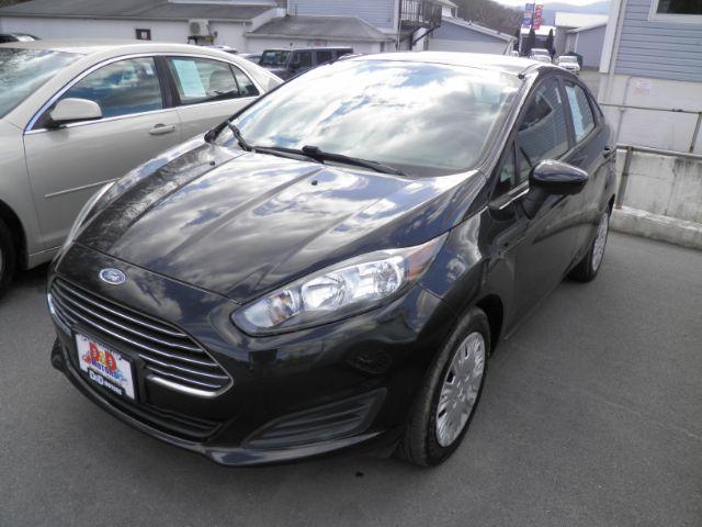 2014 BLACK Ford Fiesta S Sedan (3FADP4AJ2EM) with an 1.6L L4 engine, AT transmission, located at 15520 McMullen Hwy SW, Belair, MD, 21502, (301) 729-3700, 39.581375, -78.846451 - Photo #0