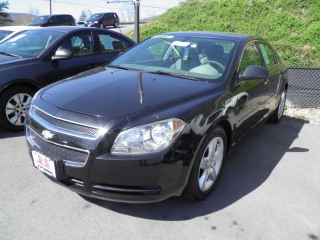 2012 BLACK Chevrolet Malibu LS (1G1ZB5E01CF) with an 2.4L L4 engine, AT transmission, located at 15520 McMullen Hwy SW, Belair, MD, 21502, (301) 729-3700, 39.581375, -78.846451 - Photo #0