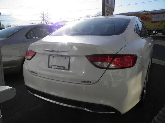 2015 WHITE Chrysler 200 Limited (1C3CCCAB2FN) with an 2.4L L4 engine, AT transmission, located at 15520 McMullen Hwy SW, Belair, MD, 21502, (301) 729-3700, 39.581375, -78.846451 - Photo #4