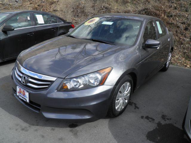 2012 GRAY Honda Accord LX Sedan AT (1HGCP2F39CA) with an 2.4L L4 engine, AT transmission, located at 15520 McMullen Hwy SW, Belair, MD, 21502, (301) 729-3700, 39.581375, -78.846451 - Photo #0