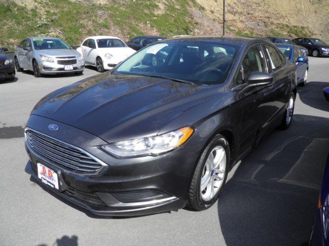 2018 GRAY Ford Fusion SE (3FA6P0H78JR) with an 2.5 L4 engine, AT transmission, located at 15520 McMullen Hwy SW, Belair, MD, 21502, (301) 729-3700, 39.581375, -78.846451 - Photo #0