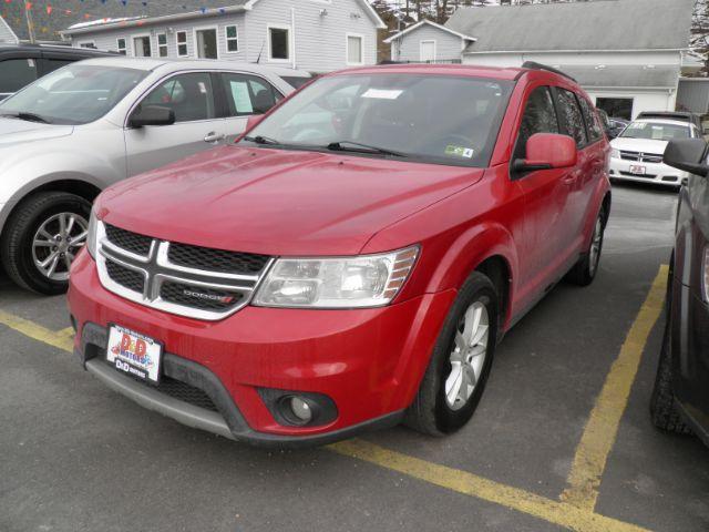 2014 RED DODGE JOURNEY SXT (3C4PDCBB8ET) with an 2.4L L4 engine, AT transmission, located at 15520 McMullen Hwy SW, Belair, MD, 21502, (301) 729-3700, 39.581375, -78.846451 - Photo#0