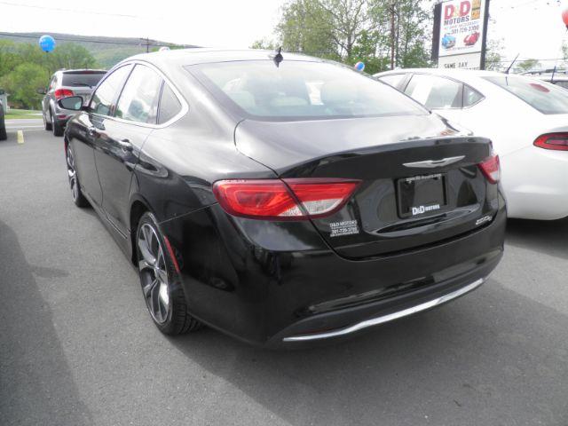 2015 BLACK Chrysler 200 C (1C3CCCCB1FN) with an 2.4L L4 engine, AT transmission, located at 15520 McMullen Hwy SW, Belair, MD, 21502, (301) 729-3700, 39.581375, -78.846451 - Photo#4