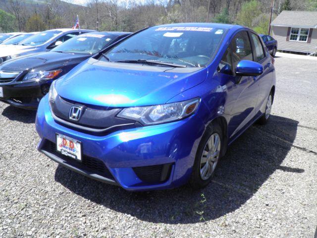2015 BLUE Honda Fit LX (3HGGK5G5XFM) with an 1.5L L4 engine, 6SP transmission, located at 19521 New George's Creek Rd SW, Barton, MD, 21521, (301) 463-2404, 39.524323, -79.017906 - Photo #0