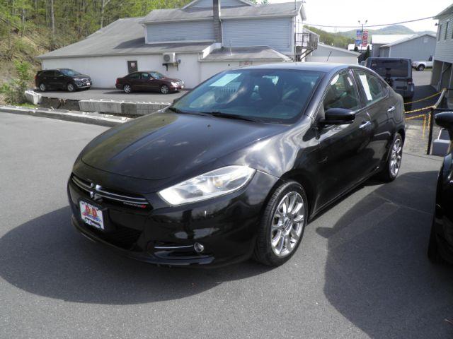 2013 BLACK Dodge Dart Limited (1C3CDFCA8DD) with an 2.0L L4 engine, located at 15520 McMullen Hwy SW, Belair, MD, 21502, (301) 729-3700, 39.581375, -78.846451 - Photo #0