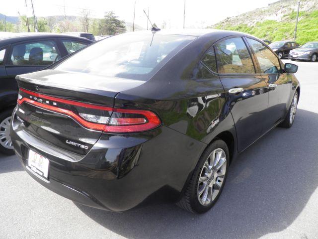 2013 BLACK Dodge Dart Limited (1C3CDFCA8DD) with an 2.0L L4 engine, located at 15520 McMullen Hwy SW, Belair, MD, 21502, (301) 729-3700, 39.581375, -78.846451 - Photo #3