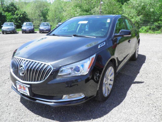 2014 BLACK Buick LaCrosse Leather Package AWD (1G4GC5G31EF) with an 3.6L V6 engine, AT transmission, located at 19521 New George's Creek Rd SW, Barton, MD, 21521, (301) 463-2404, 39.524323, -79.017906 - Photo #0