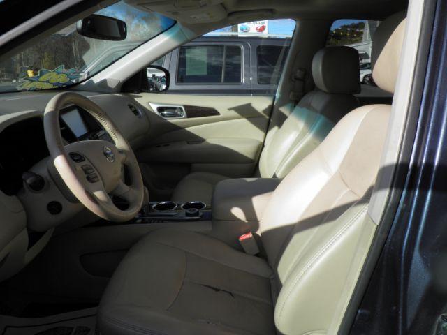 2014 Blue Nissan Pathfinder Platinum 4WD (5N1AR2MM6EC) with an 3.5L V6 engine, AT transmission, located at 15520 McMullen Hwy SW, Belair, MD, 21502, (301) 729-3700, 39.581375, -78.846451 - Photo#1