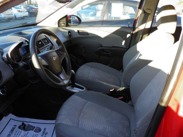 2016 RED Chevrolet SONIC LS Auto 5-Door (1G1JA6SG9G4) with an 1.8L L4 engine, AT transmission, located at 15520 McMullen Hwy SW, Belair, MD, 21502, (301) 729-3700, 39.581375, -78.846451 - Photo#1