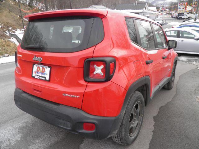 2019 RED JEEP RENEGADE Sport (ZACNJAAB4KP) with an 2.4L L4 engine, AT transmission, located at 15520 McMullen Hwy SW, Belair, MD, 21502, (301) 729-3700, 39.581375, -78.846451 - Photo#4