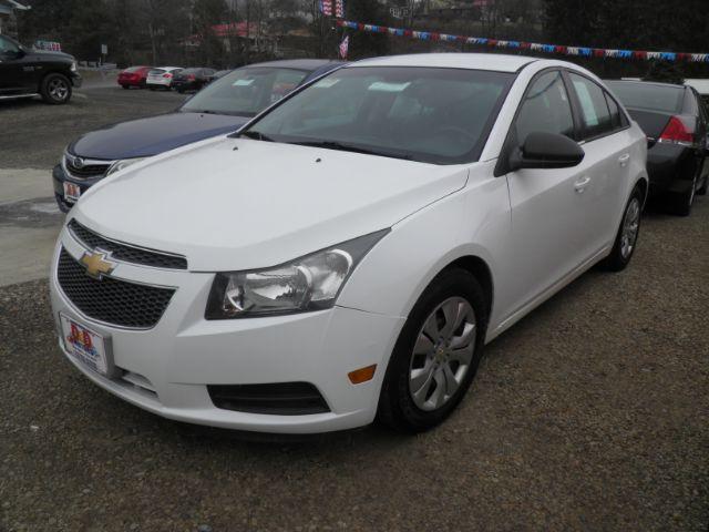 2014 WHITE Chevrolet Cruze LS Auto (1G1PA5SH5E7) with an 1.8L L4 engine, AT transmission, located at 19521 New George's Creek Rd SW, Barton, MD, 21521, (301) 463-2404, 39.524323, -79.017906 - Photo#0