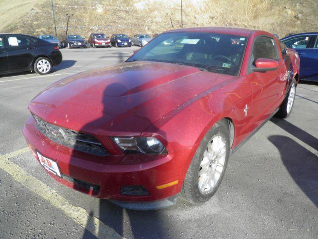 2012 RED Ford Mustang V6 Coupe (1ZVBP8AM6C5) with an 3.7L V6 engine, located at 15520 McMullen Hwy SW, Belair, MD, 21502, (301) 729-3700, 39.581375, -78.846451 - Photo#0