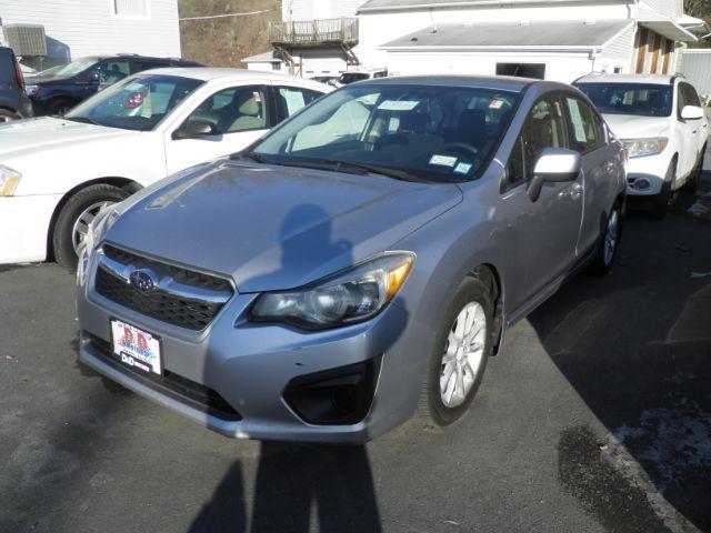 2012 Silver Subaru Impreza Premium 4-Door w/All Weather Package (JF1GJAC61CH) with an 2.0L L4 engine, AT transmission, located at 15520 McMullen Hwy SW, Belair, MD, 21502, (301) 729-3700, 39.581375, -78.846451 - Photo#0