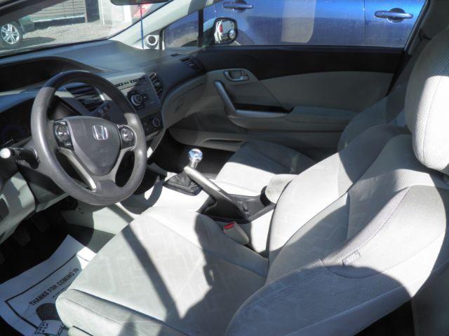 2012 WHITE Honda Civic LX Coupe 5-Speed MT (2HGFG3A57CH) with an 2.3L L4 engine, MAN transmission, located at 19521 New George's Creek Rd SW, Barton, MD, 21521, (301) 463-2404, 39.524323, -79.017906 - Photo#1