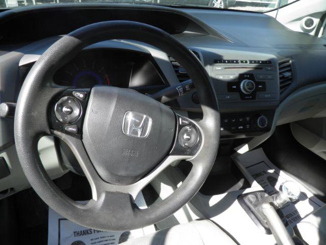 2012 WHITE Honda Civic LX Coupe 5-Speed MT (2HGFG3A57CH) with an 2.3L L4 engine, MAN transmission, located at 19521 New George's Creek Rd SW, Barton, MD, 21521, (301) 463-2404, 39.524323, -79.017906 - Photo#2