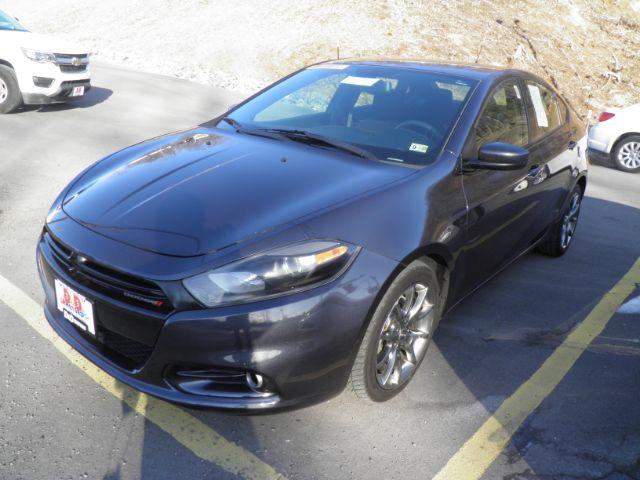 2014 BLACK DODGE DART SXT (1C3CDFBB5ED) with an 2.4L L4 engine, located at 15520 McMullen Hwy SW, Belair, MD, 21502, (301) 729-3700, 39.581375, -78.846451 - Photo#0