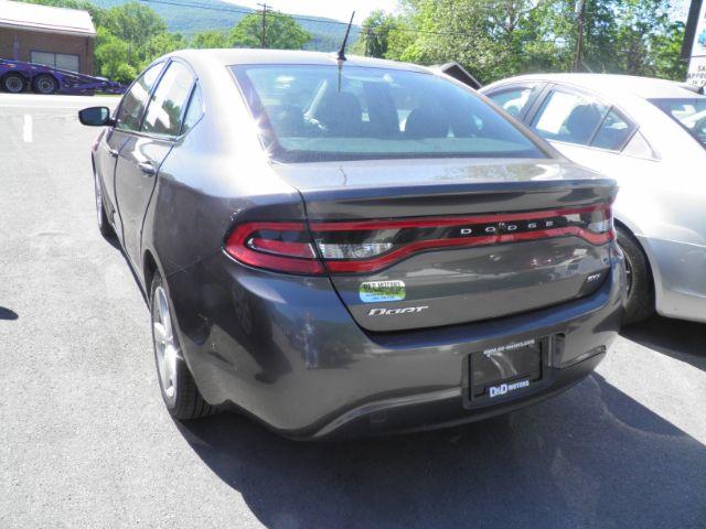 2015 GRAY Dodge Dart SXT (1C3CDFBB4FD) with an 2.4L L4 engine, AT transmission, located at 15520 McMullen Hwy SW, Belair, MD, 21502, (301) 729-3700, 39.581375, -78.846451 - Photo#4