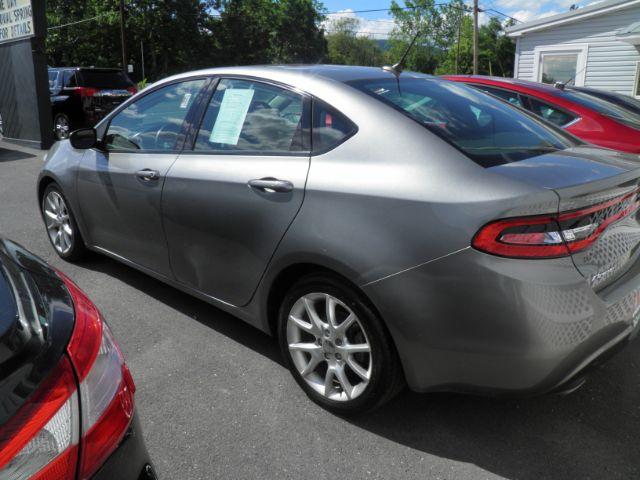 2013 Gray Dodge Dart SXT (1C3CDFBA4DD) with an 2.0L L4 engine, AT transmission, located at 15520 McMullen Hwy SW, Belair, MD, 21502, (301) 729-3700, 39.581375, -78.846451 - Photo#4