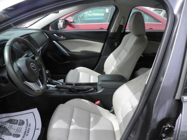 2015 GRAY Mazda Mazda6 i Sport AT (JM1GJ1U5XF1) with an 2.5 L4 engine, AT transmission, located at 15520 McMullen Hwy SW, Belair, MD, 21502, (301) 729-3700, 39.581375, -78.846451 - Photo#1