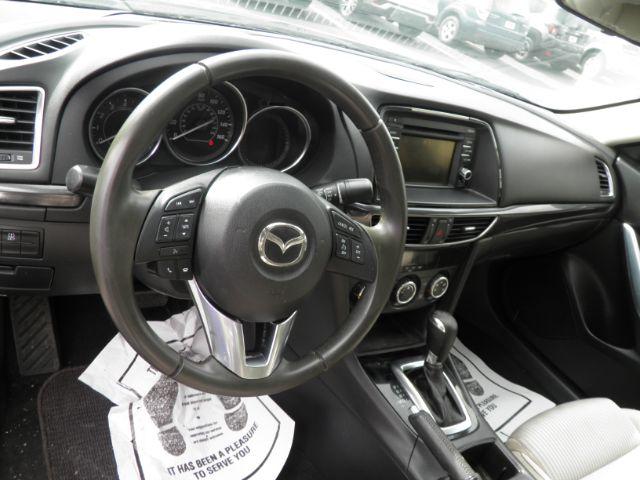 2015 GRAY Mazda Mazda6 i Sport AT (JM1GJ1U5XF1) with an 2.5 L4 engine, AT transmission, located at 15520 McMullen Hwy SW, Belair, MD, 21502, (301) 729-3700, 39.581375, -78.846451 - Photo#2