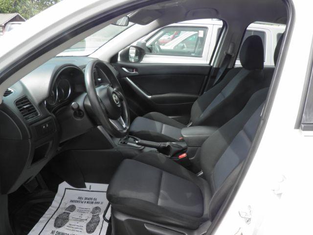 2013 White Mazda CX-5 Sport (JM3KE4BE4D0) with an 2.4L I4 engine, AT transmission, located at 15520 McMullen Hwy SW, Belair, MD, 21502, (301) 729-3700, 39.581375, -78.846451 - Photo#1