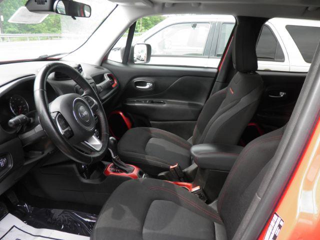 2017 RED Jeep Renegade Trailhawk 4x4 (ZACCJBCB8HP) with an 2.4L L4 engine, AT transmission, located at 15520 McMullen Hwy SW, Belair, MD, 21502, (301) 729-3700, 39.581375, -78.846451 - Photo#1