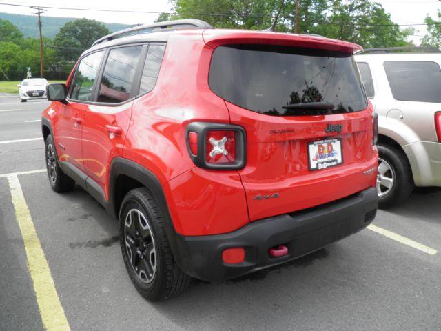 2017 RED Jeep Renegade Trailhawk 4x4 (ZACCJBCB8HP) with an 2.4L L4 engine, AT transmission, located at 15520 McMullen Hwy SW, Belair, MD, 21502, (301) 729-3700, 39.581375, -78.846451 - Photo#5