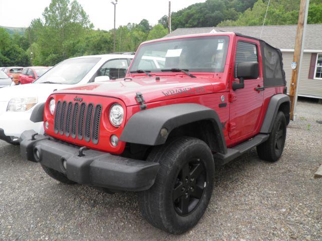 2011 RED Jeep Wrangler Sport (1J4AA2D16BL) with an 3.8 V6 engine, 6SP transmission, located at 19521 New George's Creek Rd SW, Barton, MD, 21521, (301) 463-2404, 39.524323, -79.017906 - Photo#0