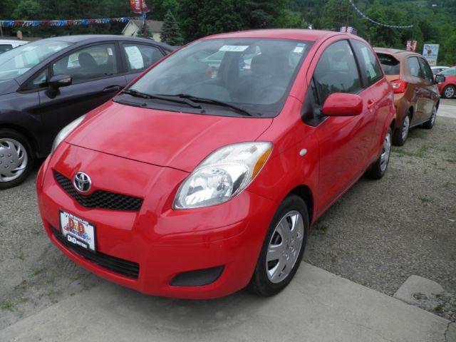 2011 RED Toyota Yaris BASE (JTDJT4K30B5) with an 2.4L L4 engine, located at 19521 New George's Creek Rd SW, Barton, MD, 21521, (301) 463-2404, 39.524323, -79.017906 - Photo#0
