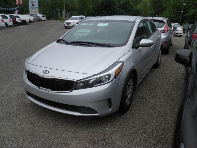 2017 SILVER Kia Forte LX (3KPFK4A79HE) with an 2.4L L4 engine, AT transmission, located at 15520 McMullen Hwy SW, Belair, MD, 21502, (301) 729-3700, 39.581375, -78.846451 - Photo#0
