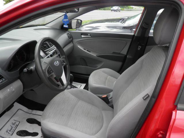 2017 Red Hyundai Accent Value Edition (KMHCT4AEXHU) with an 1.6L I4 engine, located at 19521 New George's Creek Rd SW, Barton, MD, 21521, (301) 463-2404, 39.524323, -79.017906 - Photo#1