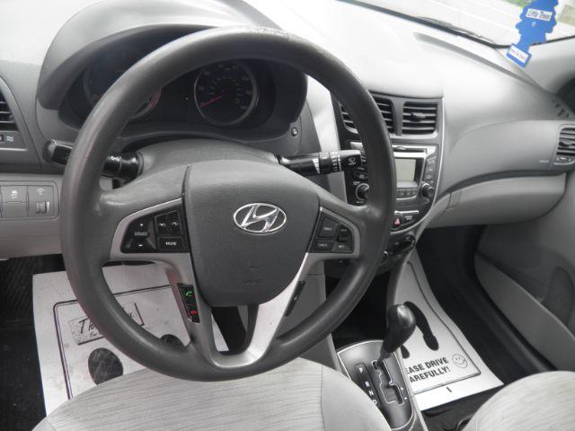 2017 Red Hyundai Accent Value Edition (KMHCT4AEXHU) with an 1.6L I4 engine, located at 19521 New George's Creek Rd SW, Barton, MD, 21521, (301) 463-2404, 39.524323, -79.017906 - Photo#2