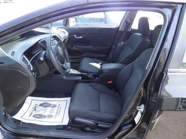 2015 Black Honda Civic LX Sedan CVT (19XFB2F58FE) with an 1.8L I4 engine, AT transmission, located at 15520 McMullen Hwy SW, Belair, MD, 21502, (301) 729-3700, 39.581375, -78.846451 - Photo#1