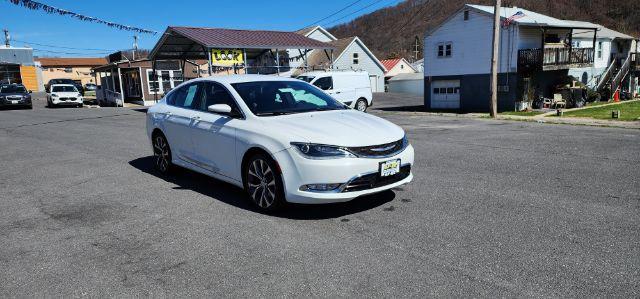 2015 White /Black Chrysler 200 C (1C3CCCCB4FN) with an 2.4L I4 engine, AT transmission, located at 15520 McMullen Hwy SW, Belair, MD, 21502, (301) 729-3700, 39.581375, -78.846451 - FOR A BETTER PRICE CALL PAUL AT 301-268-8150 - Photo#0