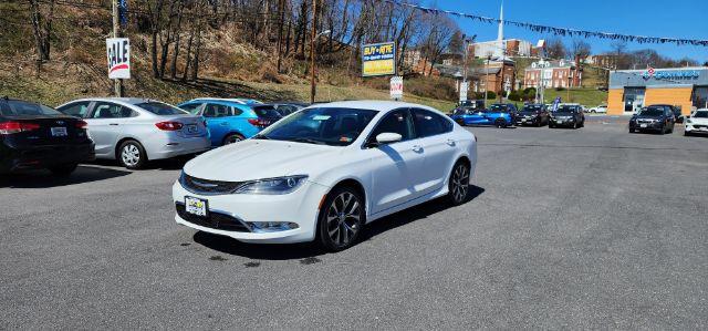 2015 White /Black Chrysler 200 C (1C3CCCCB4FN) with an 2.4L I4 engine, AT transmission, located at 15520 McMullen Hwy SW, Belair, MD, 21502, (301) 729-3700, 39.581375, -78.846451 - FOR A BETTER PRICE CALL PAUL AT 301-268-8150 - Photo#2