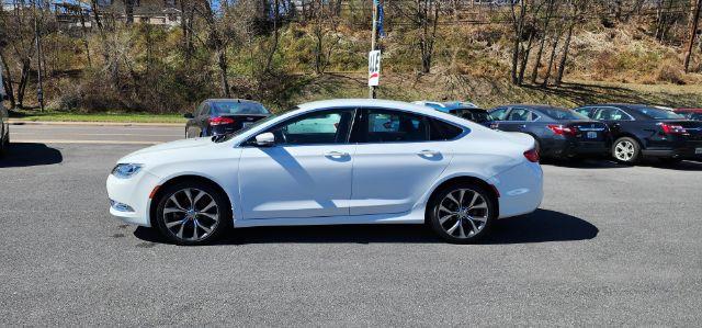 2015 White /Black Chrysler 200 C (1C3CCCCB4FN) with an 2.4L I4 engine, AT transmission, located at 15520 McMullen Hwy SW, Belair, MD, 21502, (301) 729-3700, 39.581375, -78.846451 - FOR A BETTER PRICE CALL PAUL AT 301-268-8150 - Photo#3