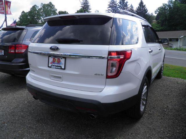 2012 White Ford Explorer XLT (1FMHK8D88CG) with an 3.5L V6 engine, AT transmission, located at 19521 New George's Creek Rd SW, Barton, MD, 21521, (301) 463-2404, 39.524323, -79.017906 - Photo#5